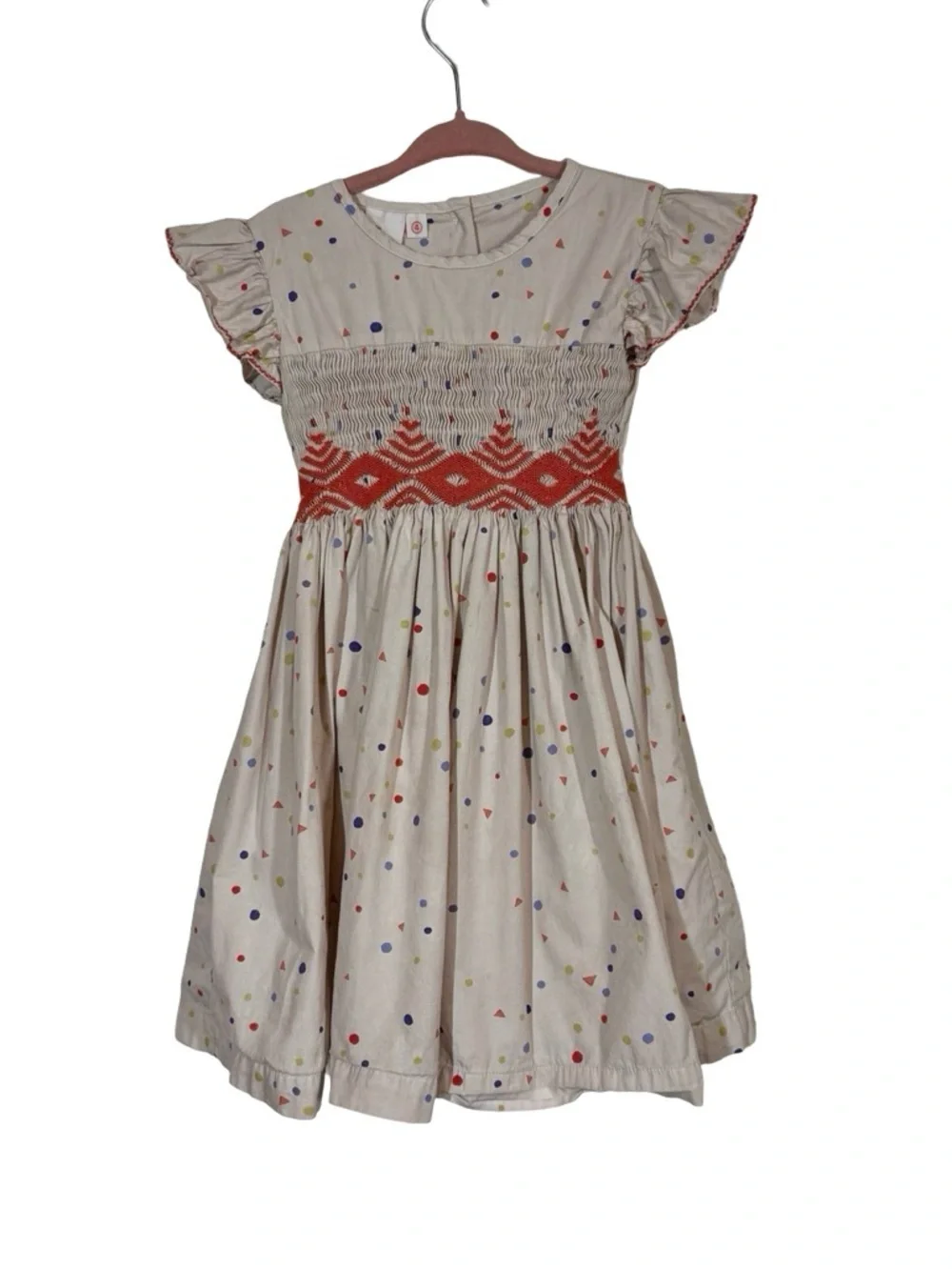 Oso & Me Betty Smocked Dress in Signature Dot